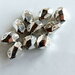 4 Grandi perle argento antico acrilico PRL424BIS