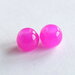 20 Perle di vetro FUCSIA 4 mm PRL418