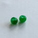 20 Perle di vetro verde 4 mm PRL419