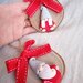 Coppia decorazione da appendere- gnomi natalizi
