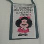 Borsetta punto croce Mafalda