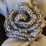 Rosa ferma foulard da 8 cm