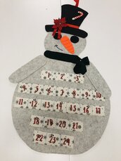 Calendario dell’avvento pupazzo di neve 