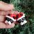 Orecchini in fimo cane bulldog francese in fimo natalizi, gioielli natalizi come idea regalo per amanti dei cani o ricordo cane