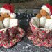 Natale - Tazza in stoffa con gingerbread