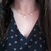 Collana in acciaio con stelle