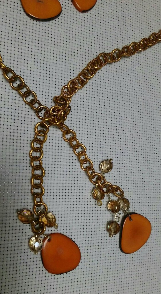 Collana E Orecchini Kanzashi Fatti A Mano - Gioielli - Collane - ... | Su - Foto 13