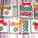 Lotto 5 - Scatoline decorate per Regali di Natale - Fiocchetti '50 - Scrapbooking&Packaging (6pz)