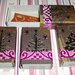 Lotto 7 - Scatoline decorate per Regali di Natale - SilverPurple - Scrapbooking&Packaging (4pz)