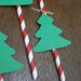 Cannucce di carta biodegradabili Natale,albero natalizio,cannucce rosso bianco verde decorazioni addobbi festa natale tavola ospiti torta regali albero