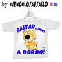 Mini t-shirt SE NON LO SAI SALLO "BASTARDino a bordo"