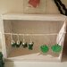 orecchini verdi in vetro veneziano e metallo anallergico idea regalo per chi ama il verde -Green