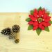 Schema Stella di Natale - fiori di panno - decorazione natalizia - poinsetta 