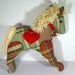 Schema Cavallino per Natale - animali di pezza - Cavallino per bimbi - decorazione natalizia 