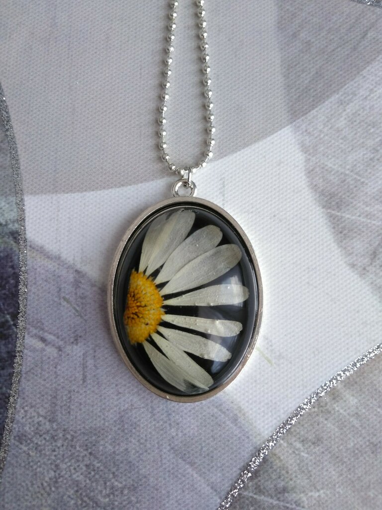 Collana Girasole E Margherita In Argento Sterling 925 – Portafortuna