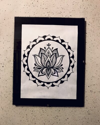 Mandala in bianco e nero Mandala in bianco e nero