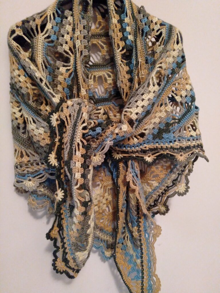 Sciarpa Donna QUEEN HELENA Fantasia - Scialle In Viscosa 180x85 Cm