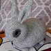 Coniglietto fatto in amigurumi - 100% lana Alpa + Kid Silk -