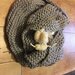 Borsa crochet di colore grigio chiaro