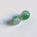 20 Perle di vetro verde MELANGE 4 mm PRL 382