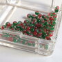 20 Perle di vetro MELANGE 4 mm PRL 384
