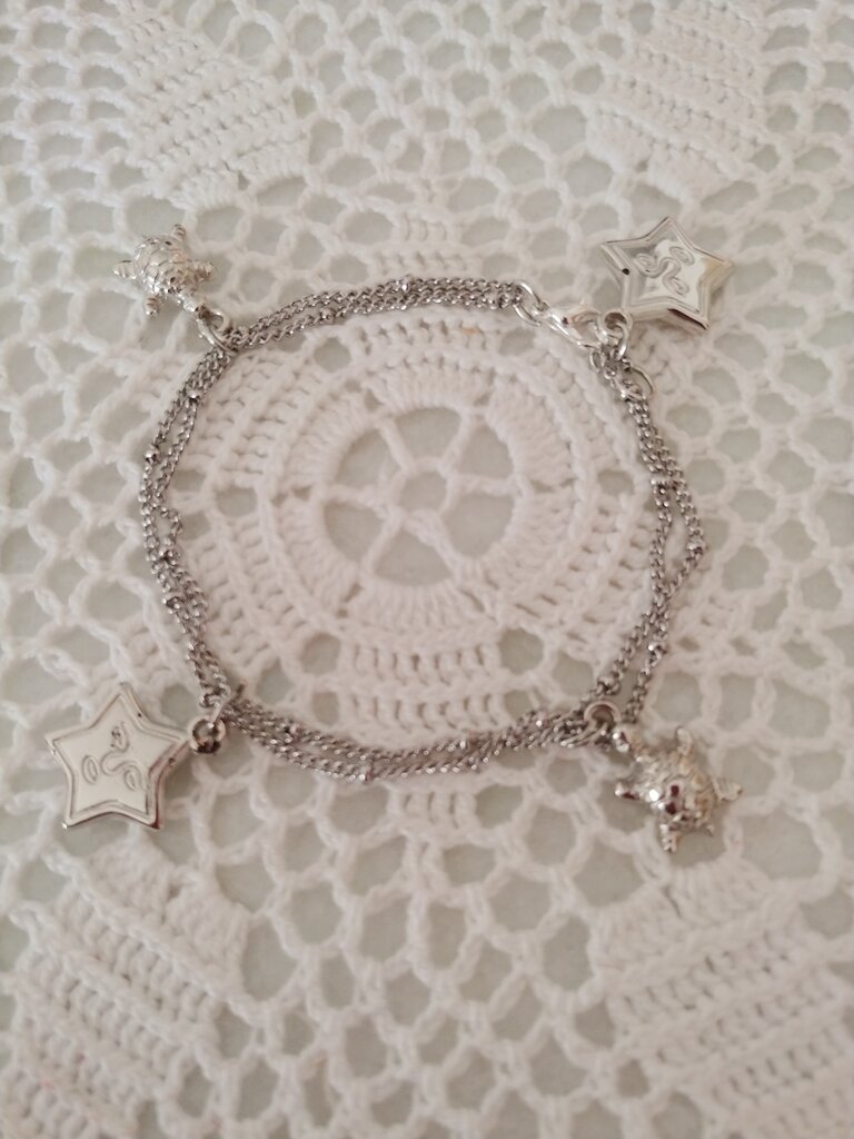 MINACHI Bracciale Bohémien Regolabile In Acciaio Inox E Placcato Oro, Gioiello Donna Elegante, Taglia Media, Idea Regalo