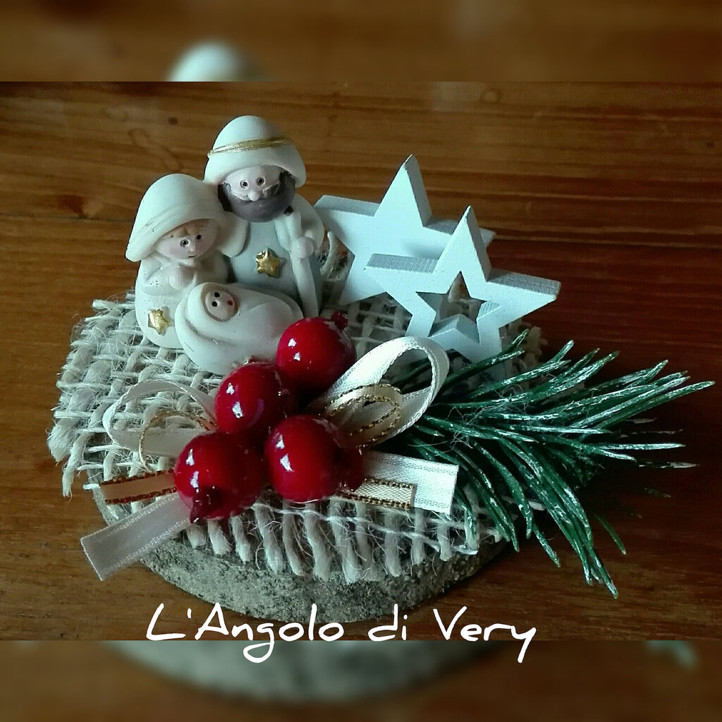 Presepi Su Legno Piccoli Feste Natale Di Impronta 3d Su Misshobby
