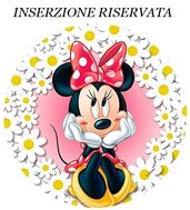 INSERZIONE PERSONALE PER 15 CALAMITE MINNIE CON SACCHETTO ROSSO POIS CONFETTI COLORATI TIPO M&M'S