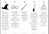 Set di 5 segnalibri a tema Harry Potter - Digital Version