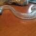 Braccio, ricambio per lampadari in vetro soffiato di Murano, trasparente