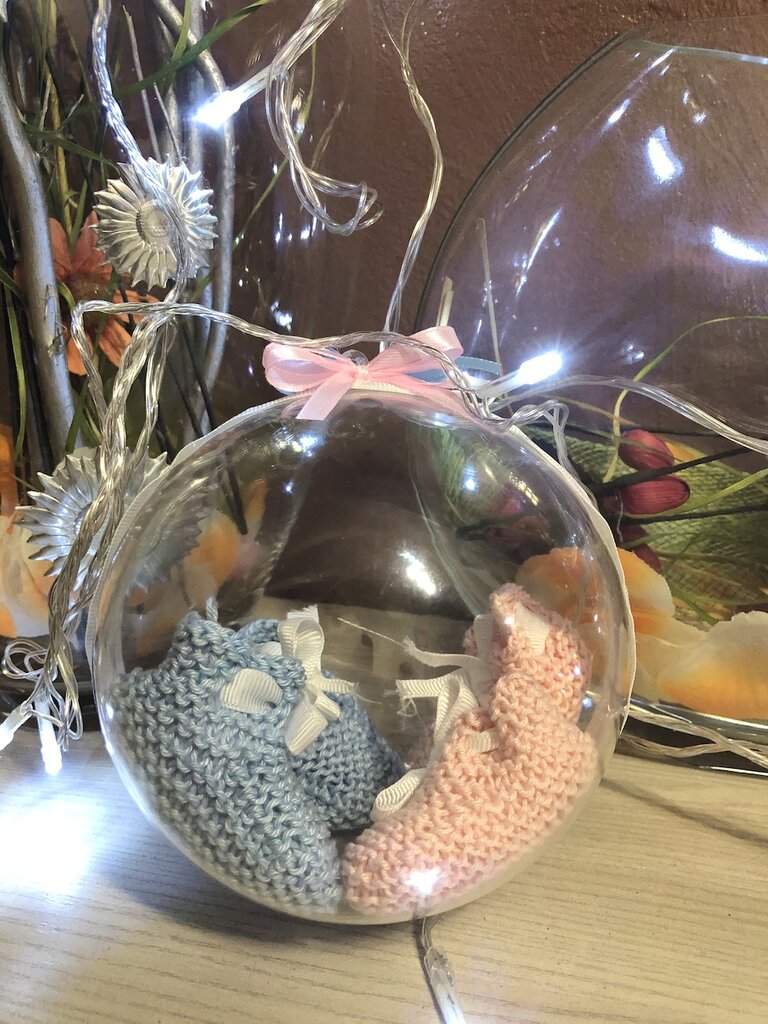 Pallina di Natale con scarpine neonato/a 0 - 3 mesi