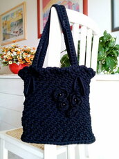Borsa tracolla fettuccia crochet misshobby.com moda borse online 