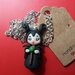 Maleficent fimo, ciondolo con catenina. Su ordinazione