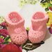 Scarpette scarpine crochet neonato bebè