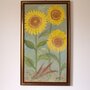 Quadro a intonaco - Girasoli