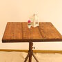 Tavolo in legno e acciaio