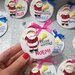 Palline di Natale con nome ❤️ Personalizzate. Idea regalo scuola. Babbo glitter