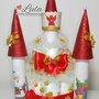 Torta di Pannolini CASTELLO Natale idea regalo Natale nascita battesimo neonato gravidanza babyshower