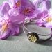Braccialetto donna regolabile braccialetto fatto a mano fiori veri fiori resina fiori di campo bianchi