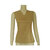 Top/sotto giacca giromanica, scollo a V,  bronzo satinato/taglie S-M