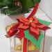 Bauletto plexiglass con Ferrero Rocher Cioccolatino  Calamita Stella di Natale IDEA REGALO NATALIZIA Personalizzabile