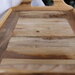 Vassoio in legno chiaro con manici