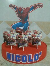 BASE + 20 LECCA LECCA Alvin Spiderman Festa compleanno party personalizzato