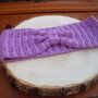 fascia per capelli lavorata  a mano  con lana di alta qualità