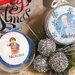 Palline di Natale con nome ❤️ Personalizzate. Idea regalo alberi. Addobbi. glitter