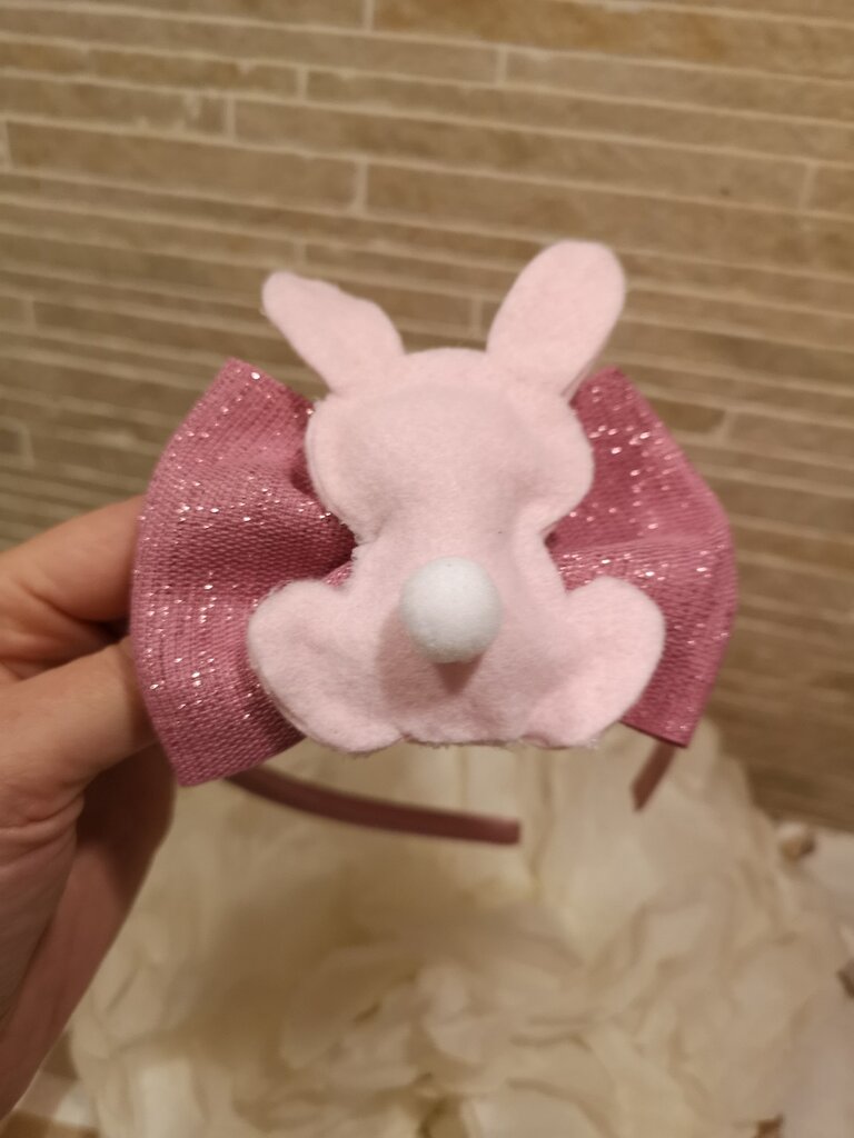 Cerchietto Orecchie Di Gatto Con Fiocco Rosa – Accessorio Kawaii Per Capelli, Morbido Peluche, Idea Regalo Y2K Per Ragazze E Donne