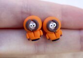 Kenny orecchini in Fimo - orecchini a lobo South Park