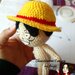 One piece - Rubber- Monkey d luffy Amigurumi -Collection