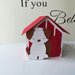 Scatolina scatola scatoline cuccia cane dog box confetti segnaposto cagnolino