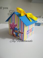 Pocoyo scatolina segnaposto regalo compleanno decorazione caramelle festa bimbo 